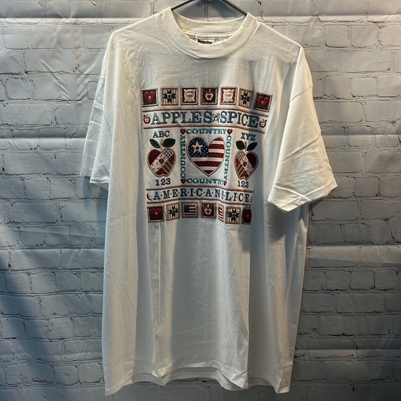 Vintage Air Waves Apple Spice American Slice T-Shirt - Picture 2 of 7
